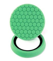 Chemical Guys BUFX_103HEX4 Hex-Logic Heavy Polishing Pad, Green (4 inch)